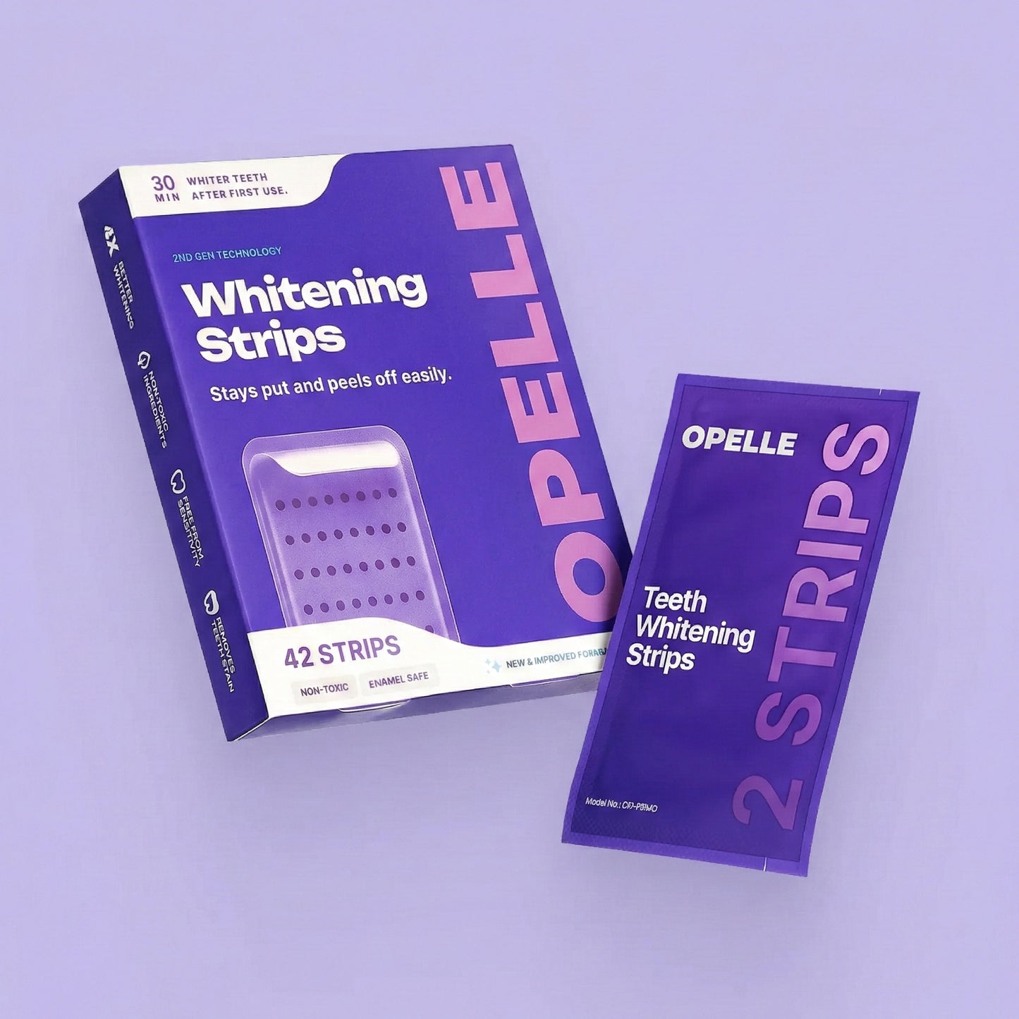 Opelle™ PAP+ Purple Whitening Strips